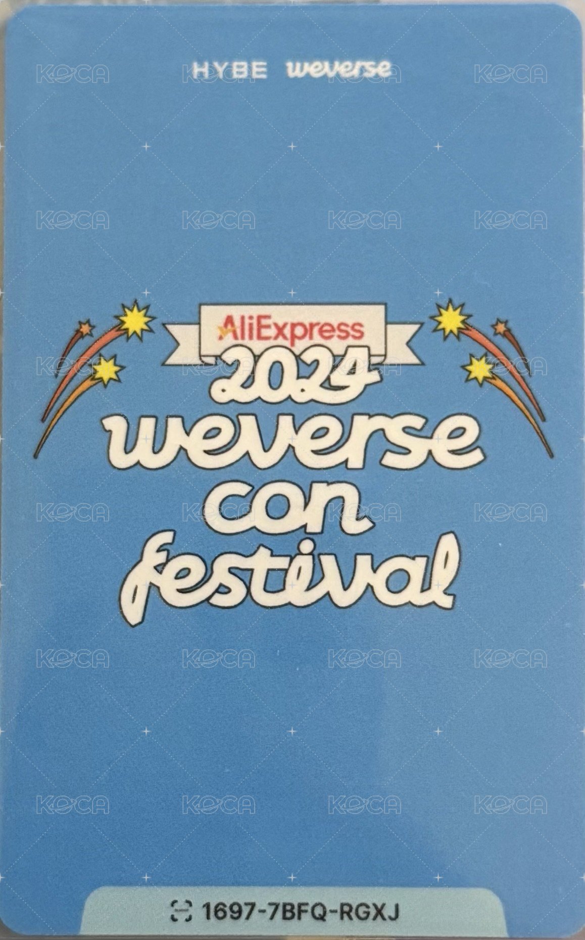 24 wvs con wvs 入場卡 / 場限卡  背面