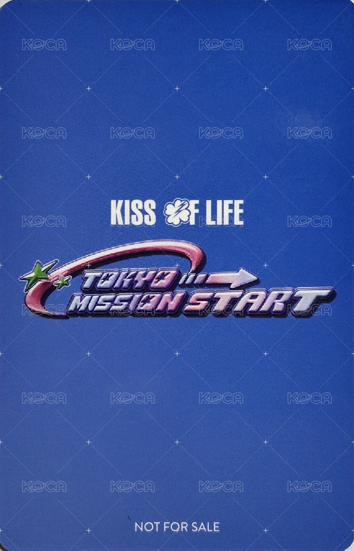 KISS OF LIFE Japan Debut Tour [Lucky Day] 入場卡 / 場限卡 手渡會 背面