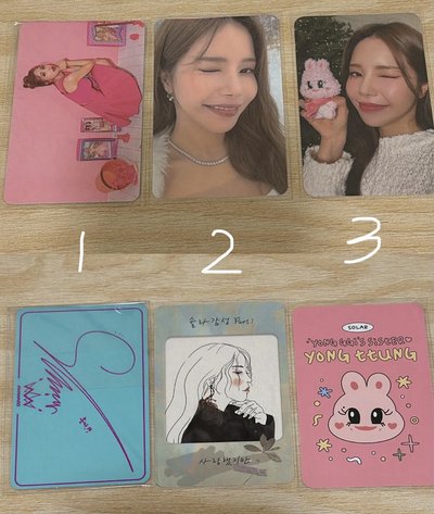 MAMAMOO頌樂 小卡