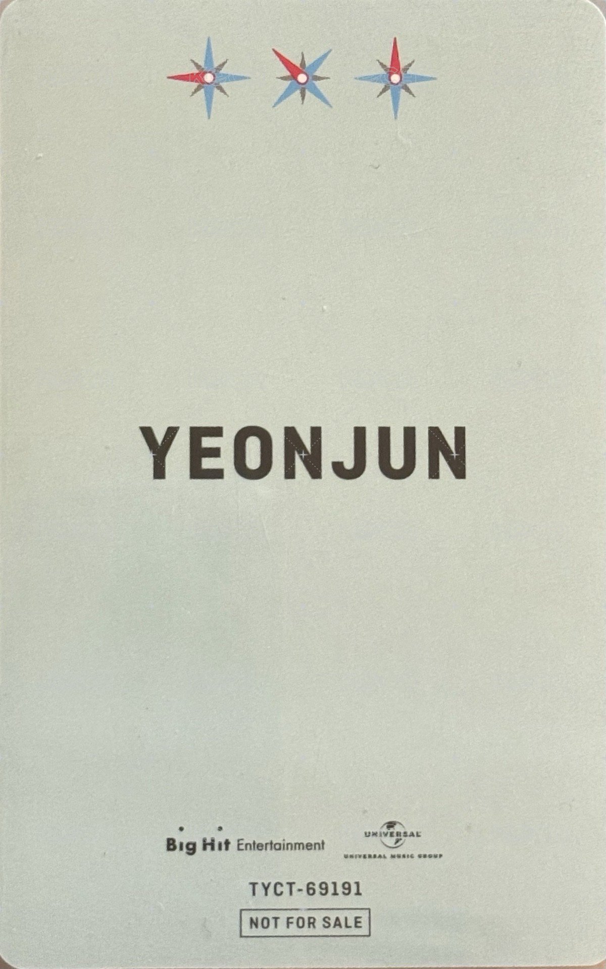 STILL DREAMING 日咖 專輯卡  背面