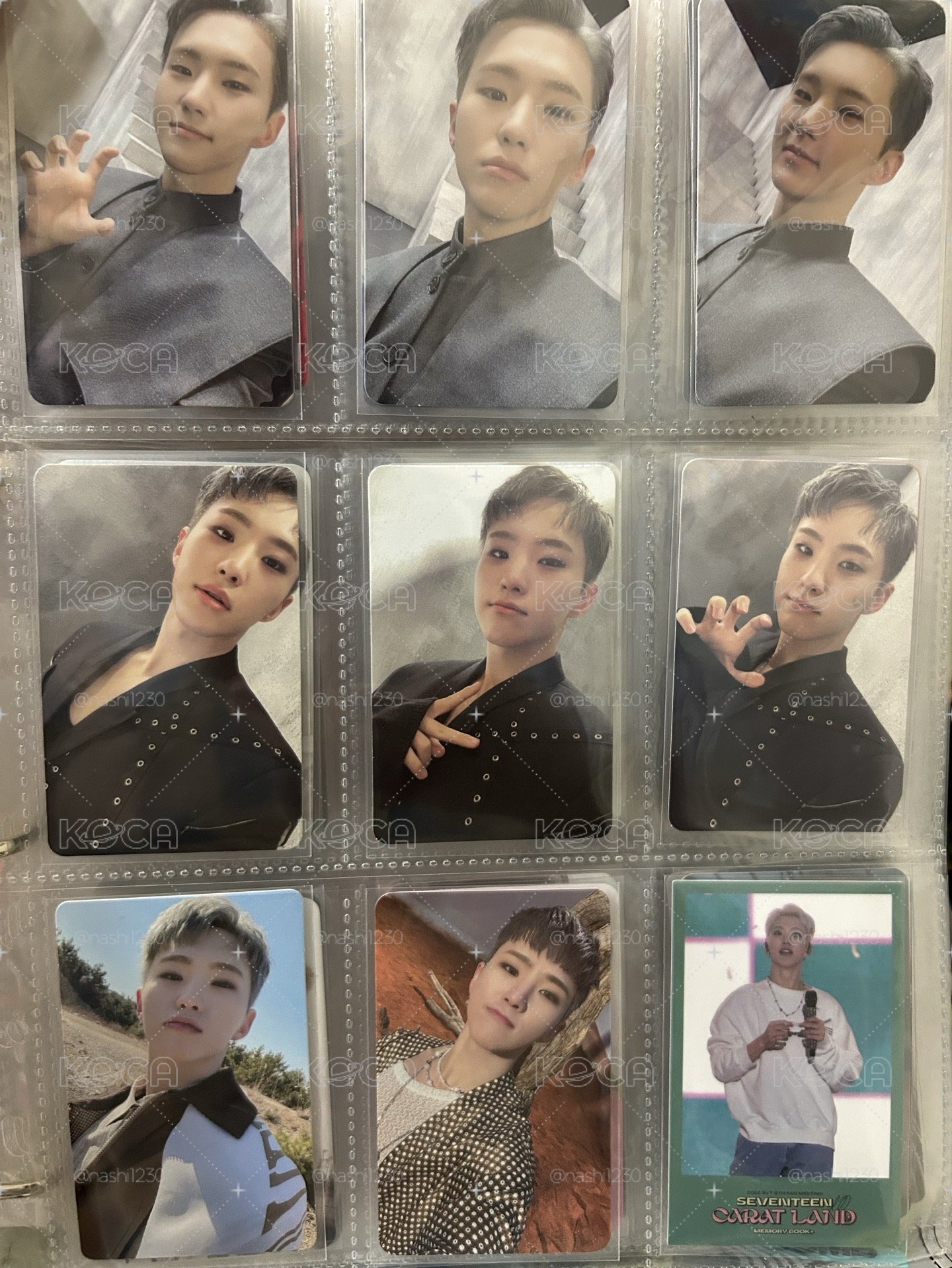 SEVENTEEN HOSHI 權順榮小卡