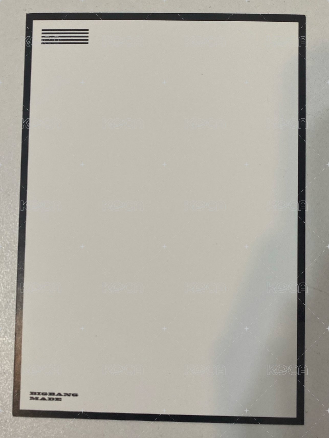 MADE 明信片  背面