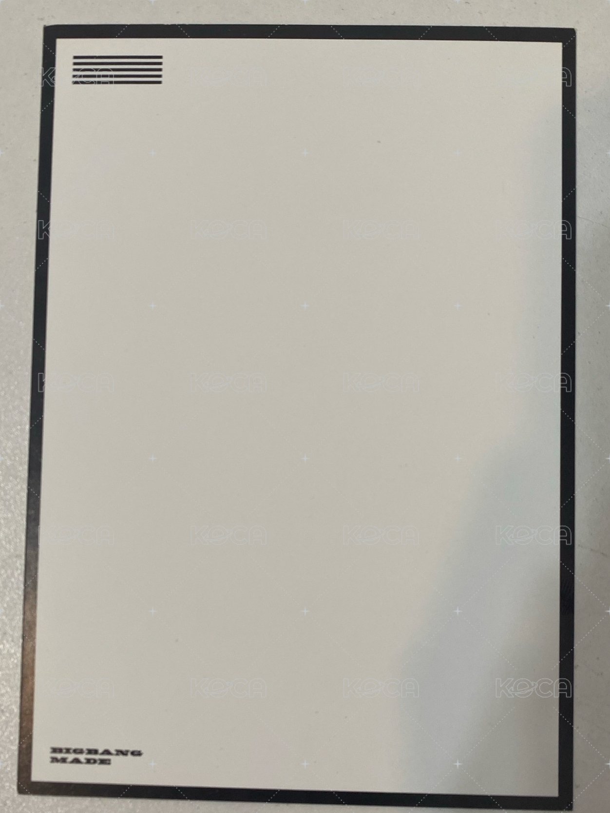 MADE 明信片  背面