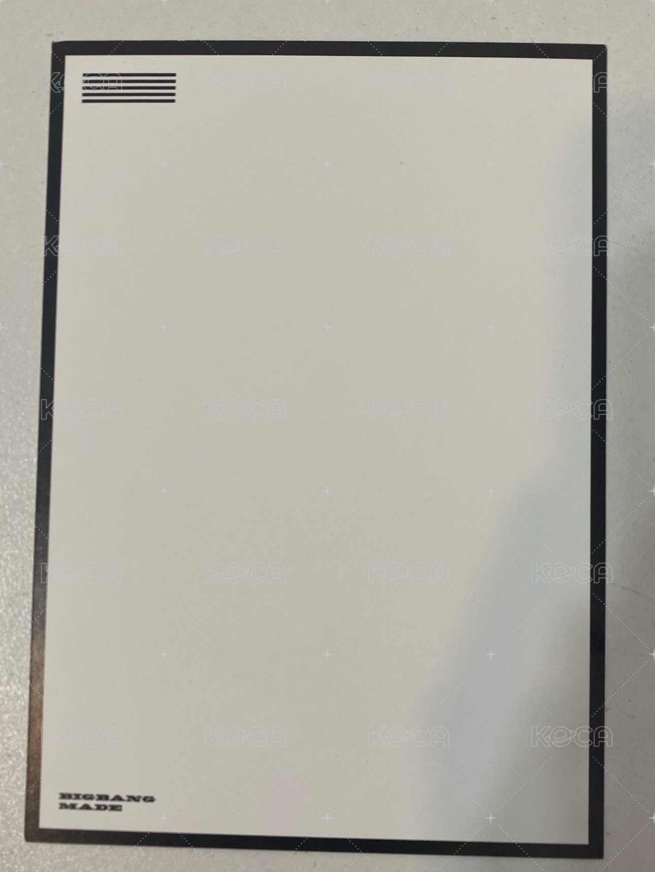 MADE 明信片  背面