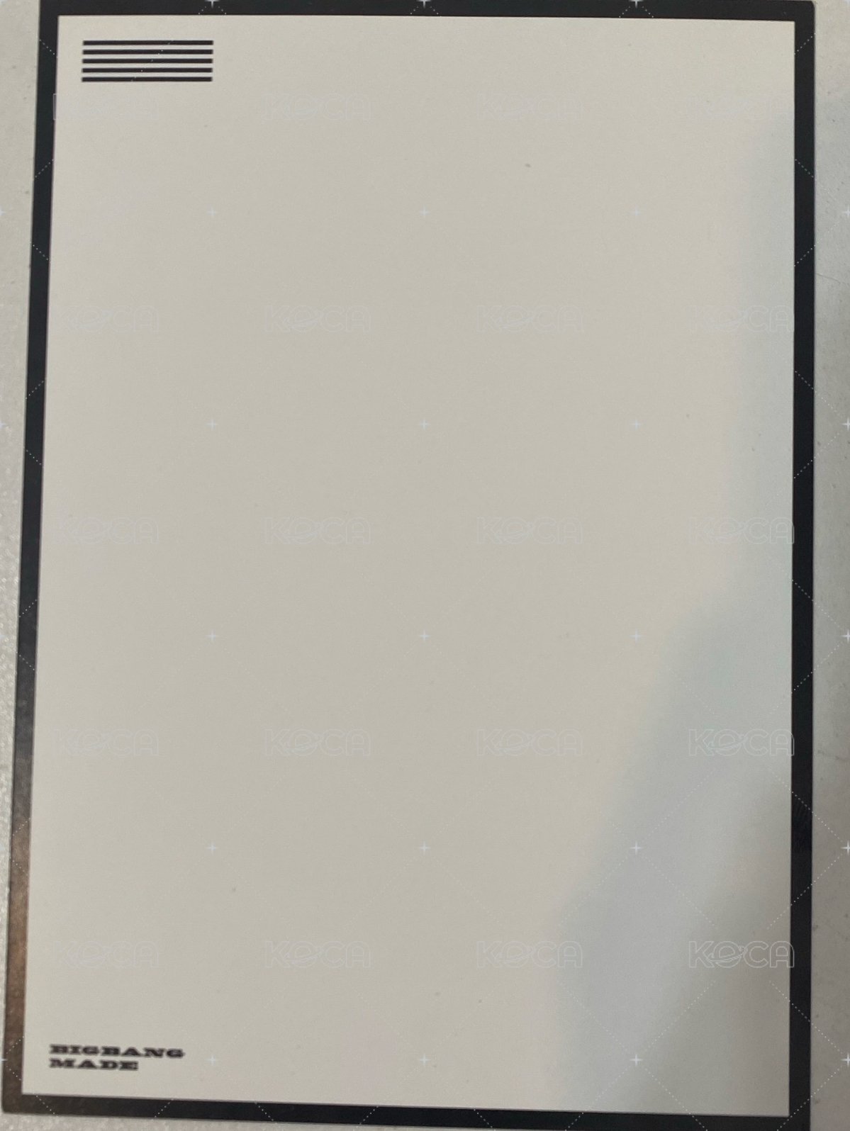 正規3 明信片  背面