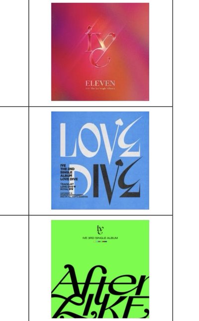 IVE 單曲一二三輯 小卡 空專 明信片