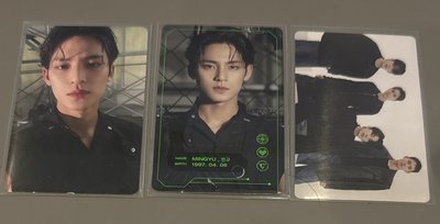 seventeen Mingyu 珉奎 泡隊 7期會員禮 會員禮卡 follow again 泡隊隨機卡 共3張