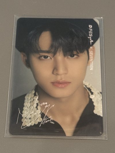 seventeen Mingyu 珉奎 d社入場卡