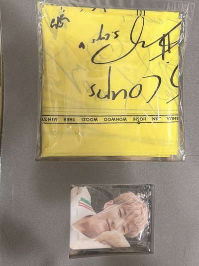 (全新未拆）seventeen 2021 hoshi 權順榮 dicon  雜誌 小卡 絲巾