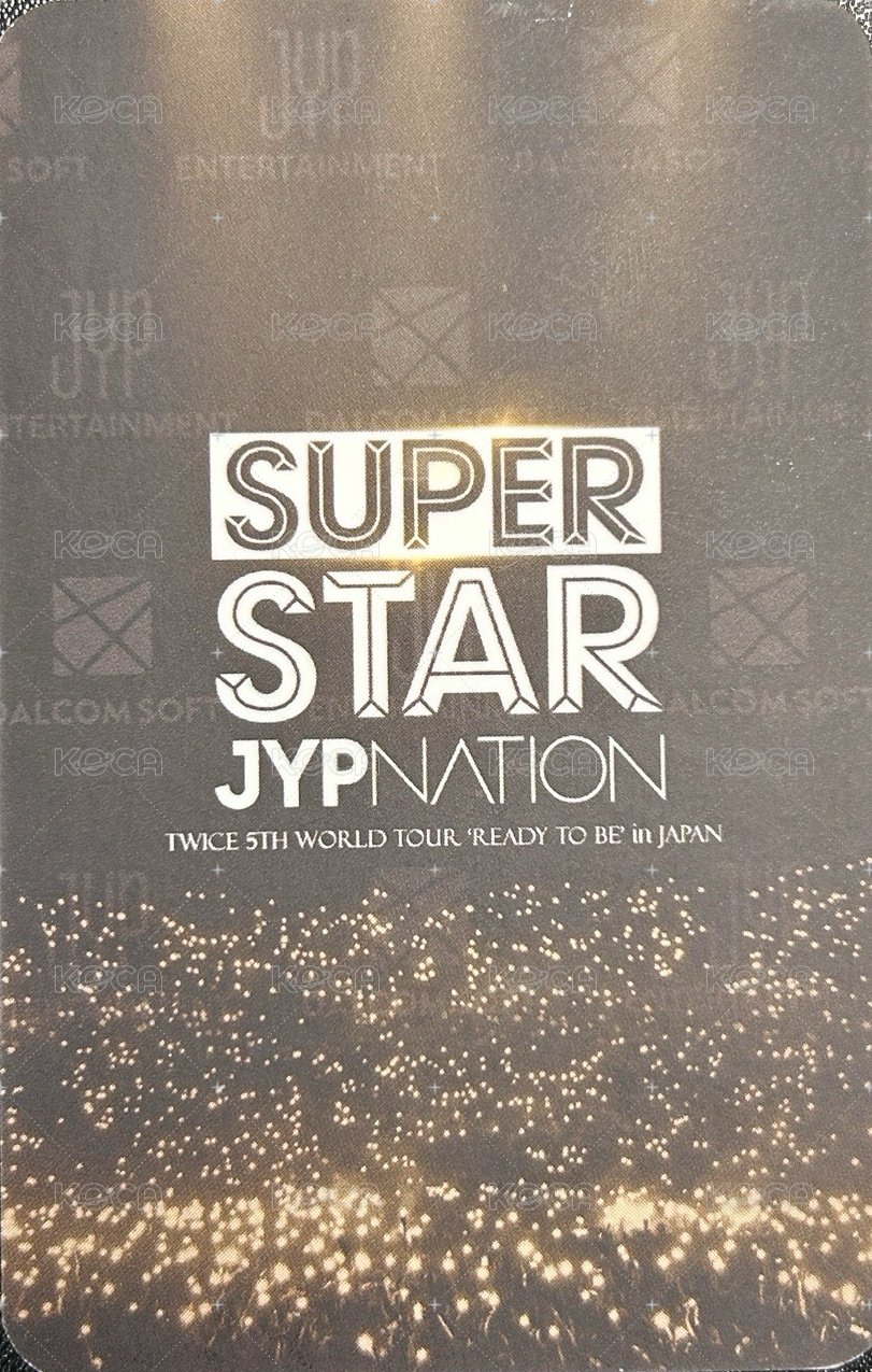 SUPERSTAR 遊戲卡 READY TO BE 背面