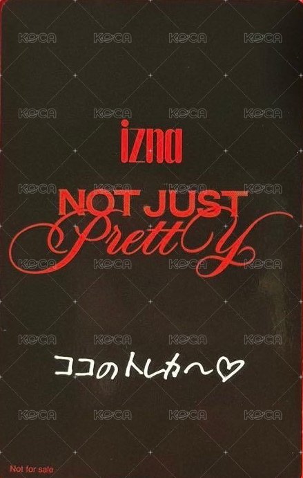 迷二 hmv 預售 特典卡  背面