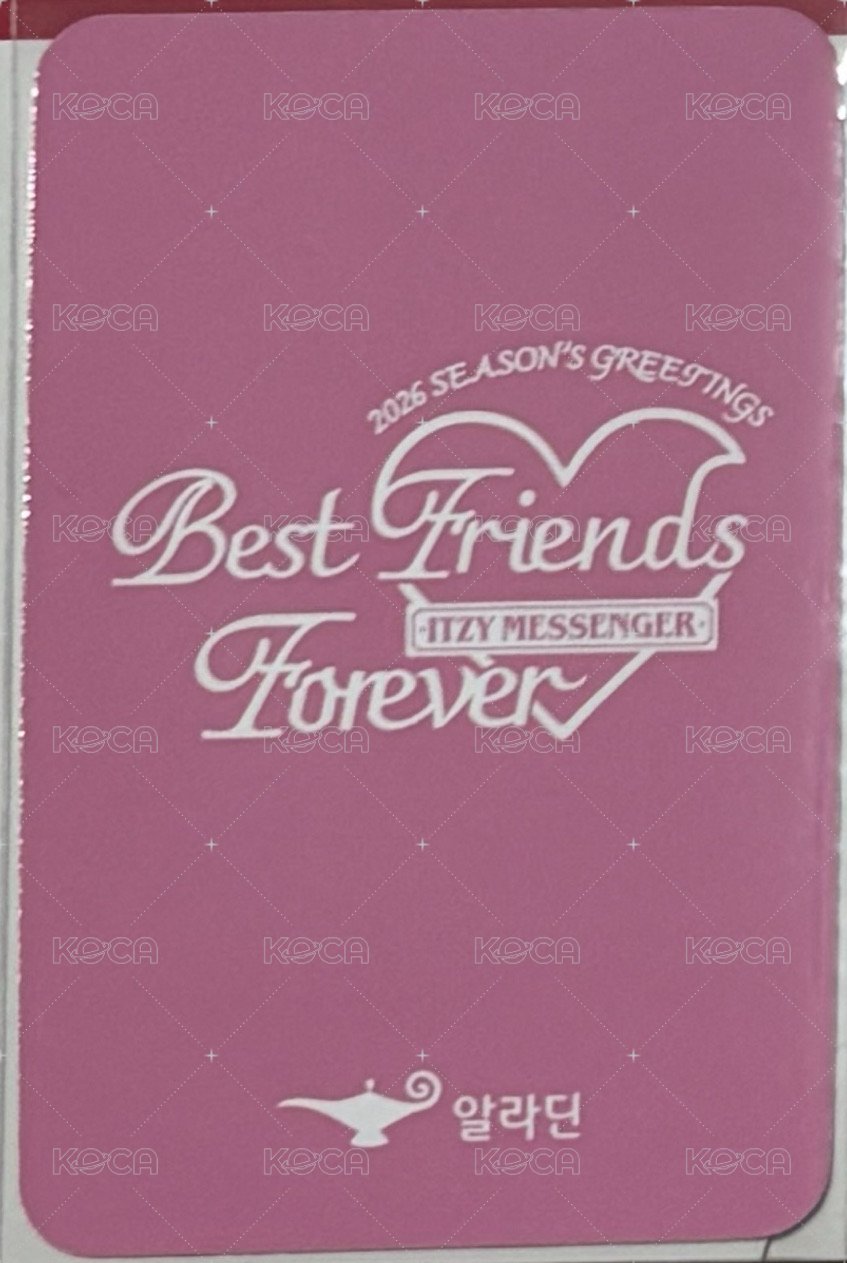 2026年曆 阿拉丁 特典卡  背面