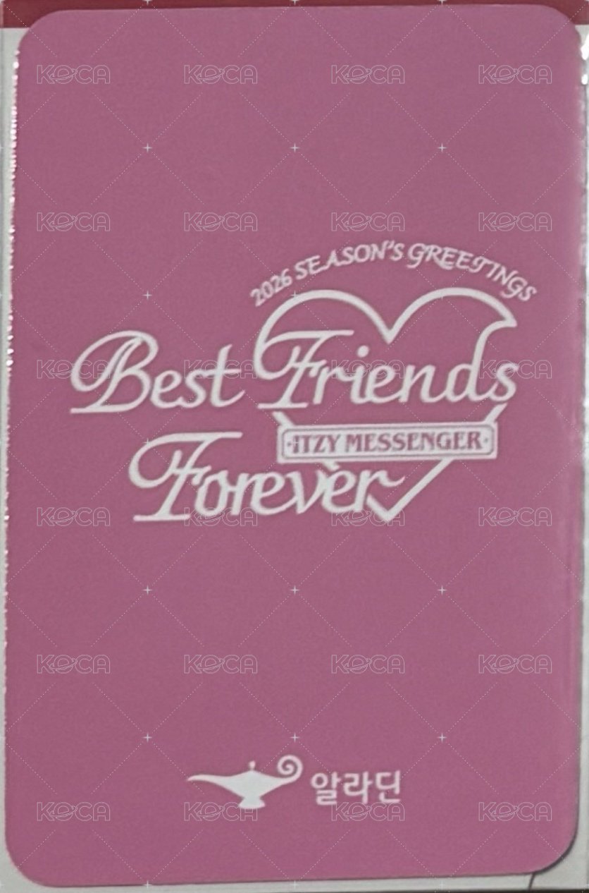 2026年曆 阿拉丁 特典卡  背面