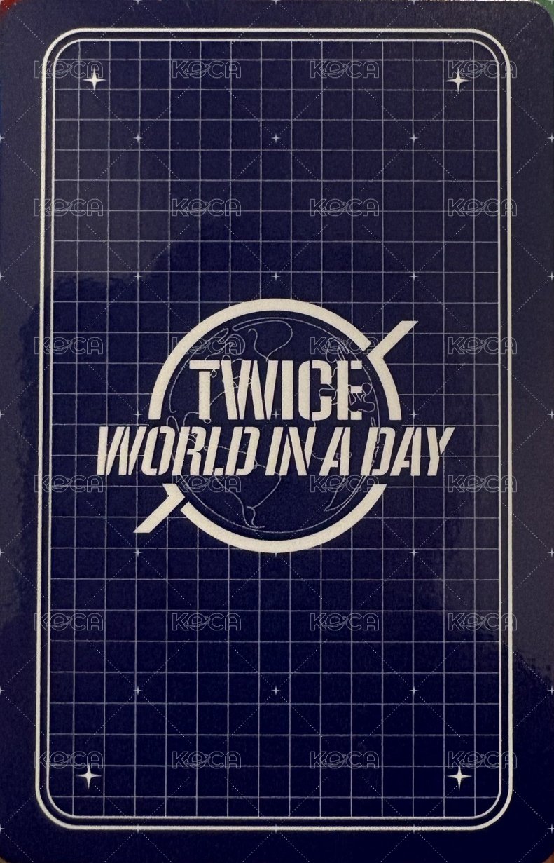 World in a Day 演唱會 DVD / CD 卡  背面