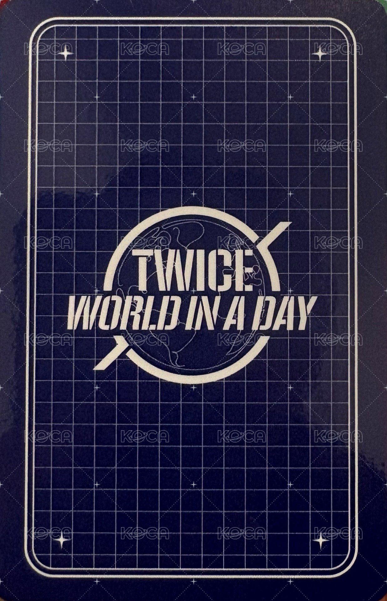 World in a Day 演唱會 DVD / CD 卡  背面