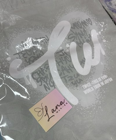 TWICE This is for 日本場 六巡 背包袋子 日周 白色 購物袋 托特包