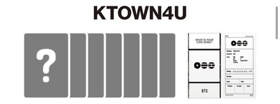  'ARIRANG' 五通路單特典卡 預購