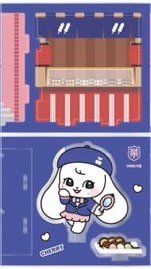 MINIVE SCHOOL 日本限定 立牌 