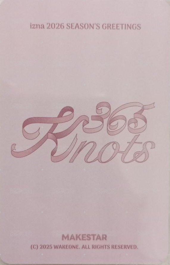 26’年曆 ms 特典卡  背面