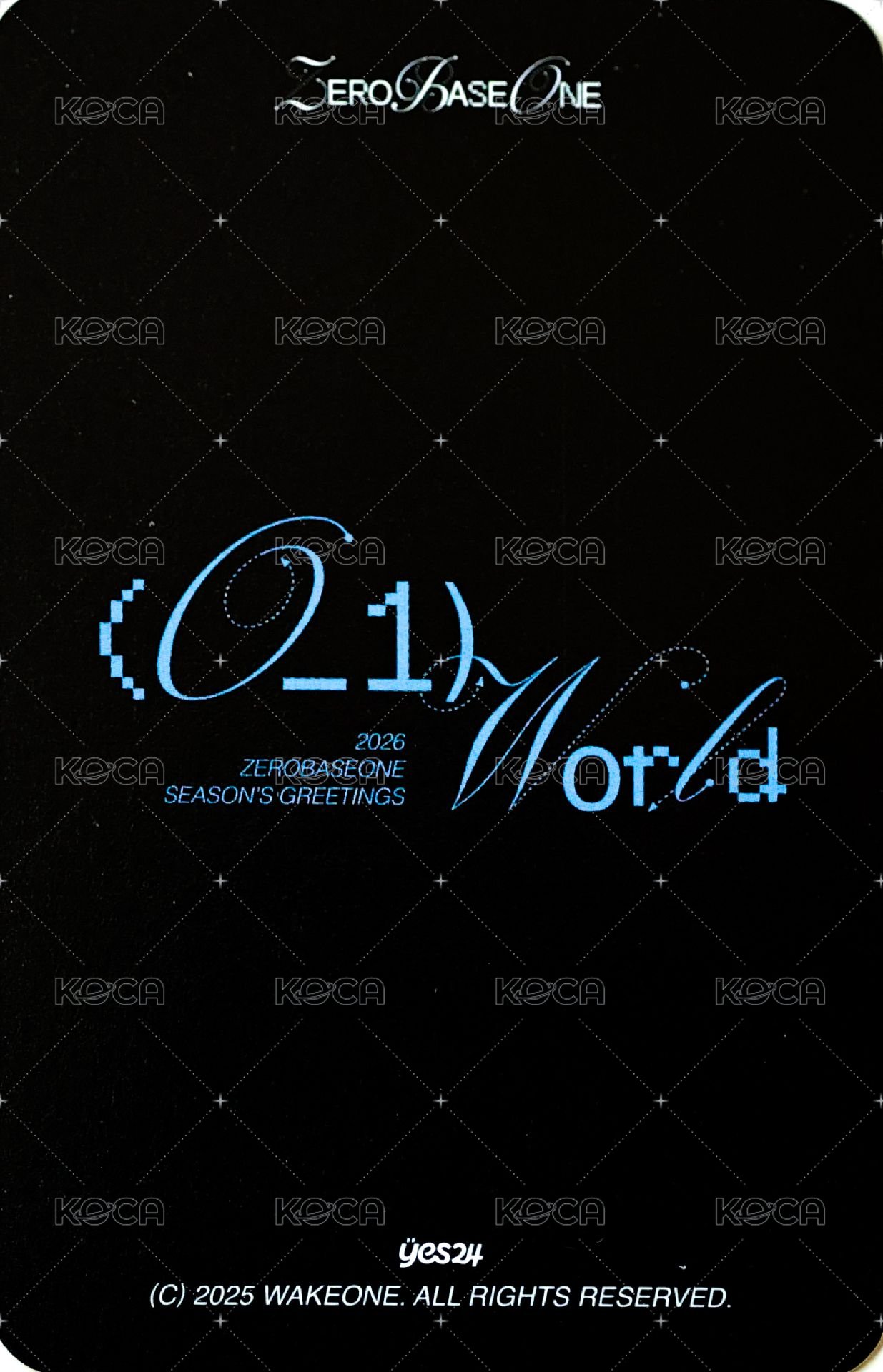 26'SG yes24 特典卡  背面