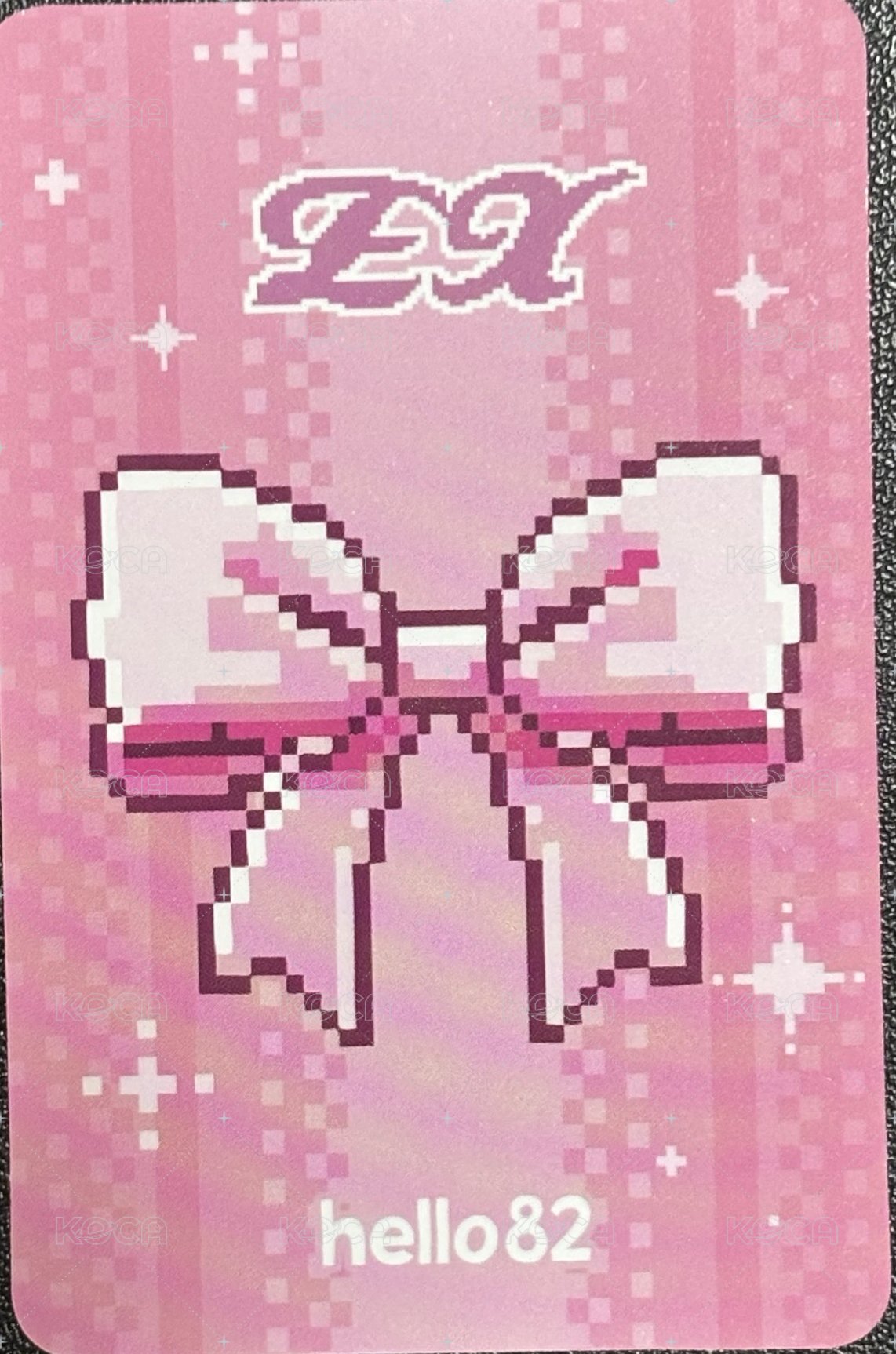 EX hello82 特典卡  背面