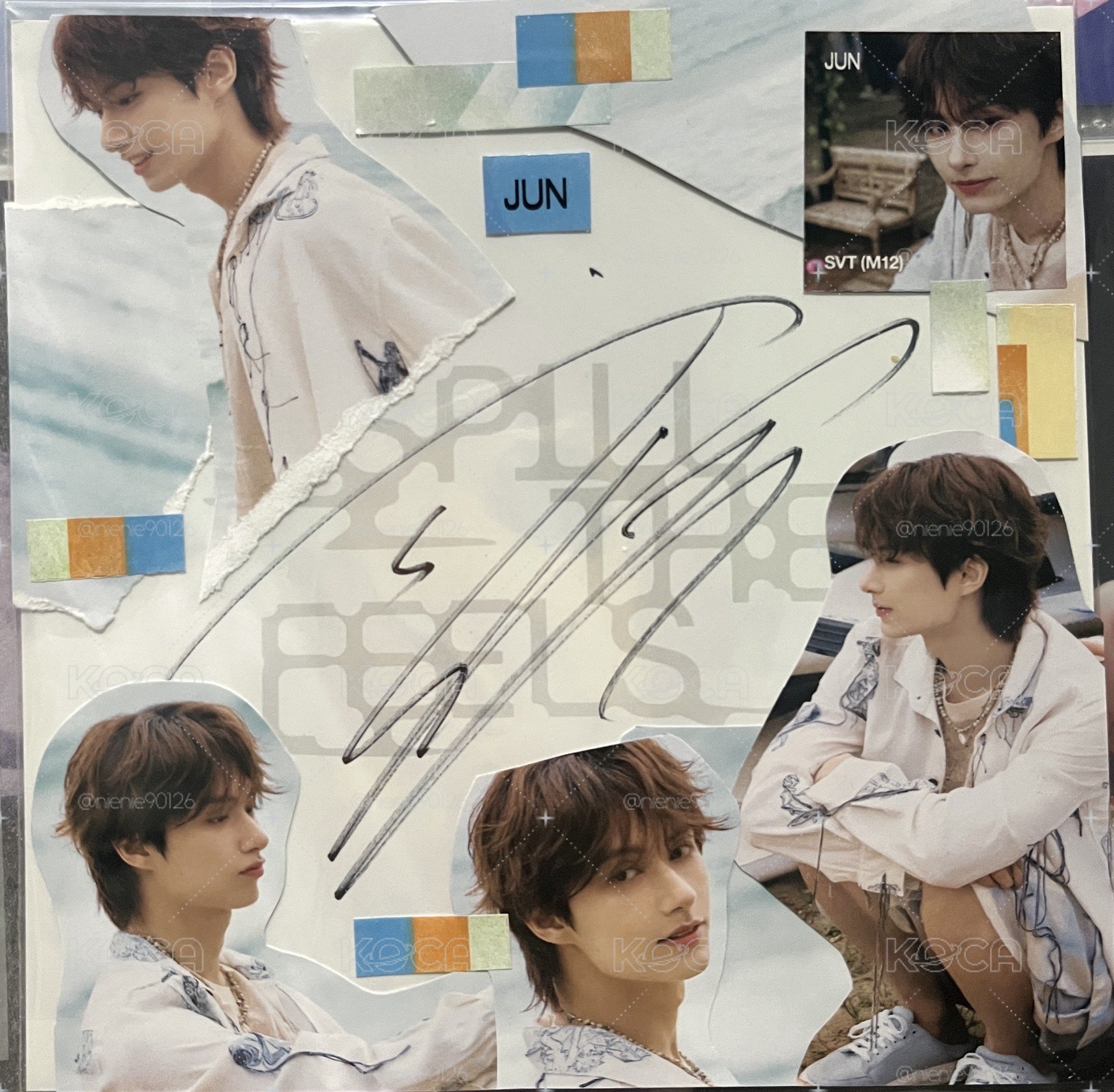 俊 SPILL THE FEELS 親簽