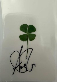 迷一快閃 簽名卡 MBC年末幸運草親簽卡