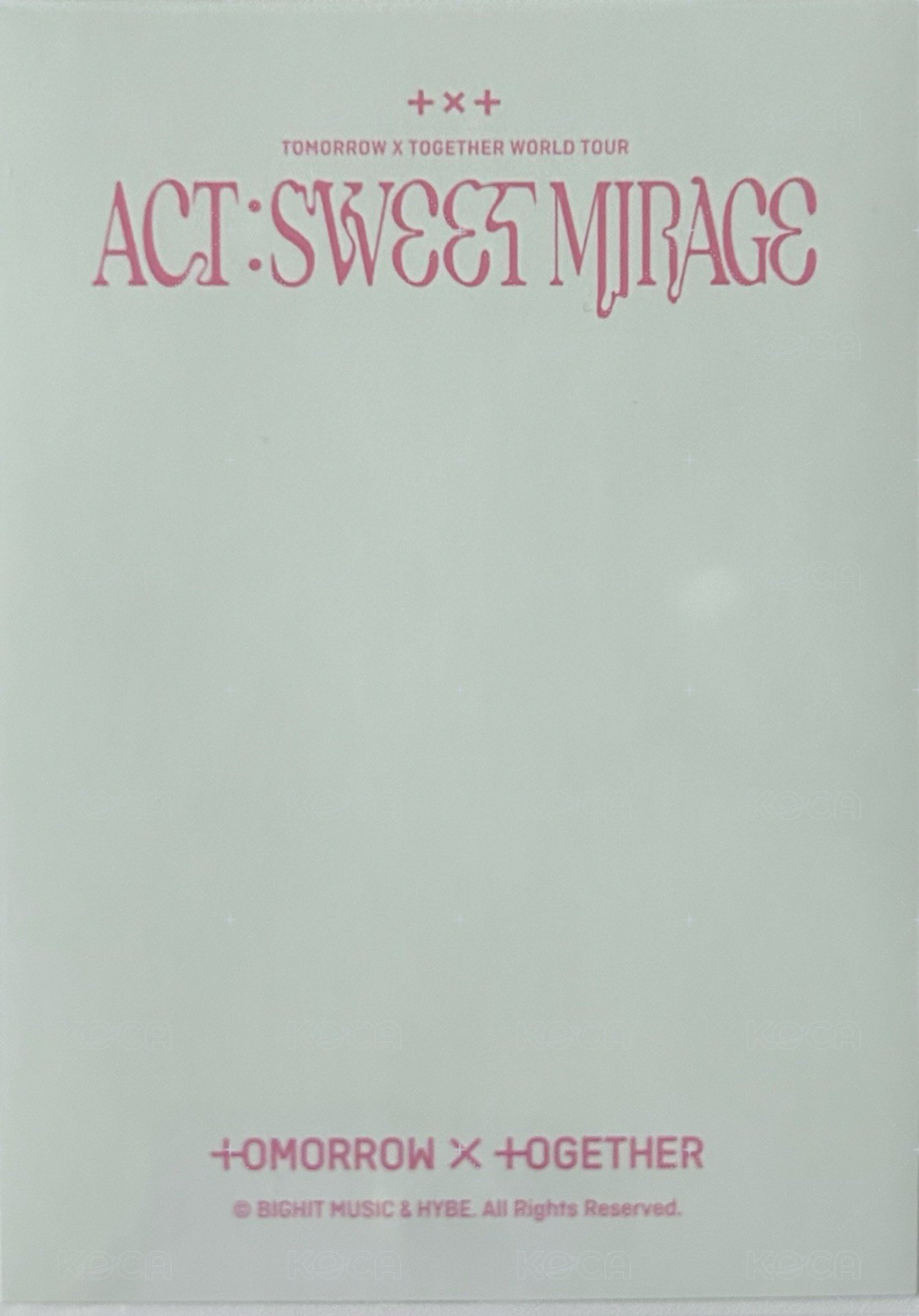 23‘巡迴 周邊卡 項鍊卡 背面