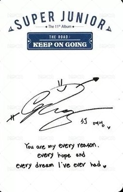 正規11 Vol.1 專輯卡  背面