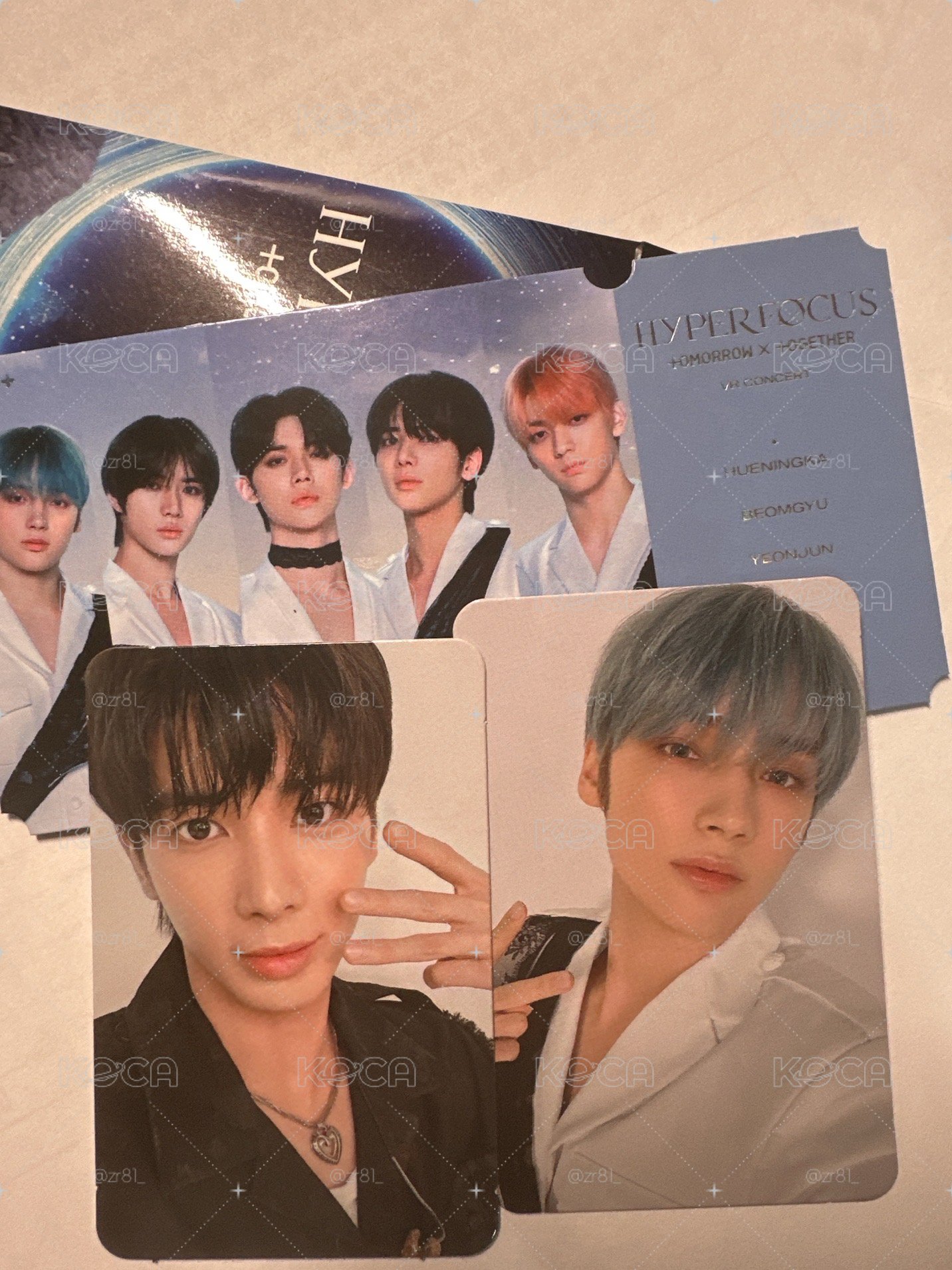 TXT TAEHYUN、HUENINGKAI-VR小卡