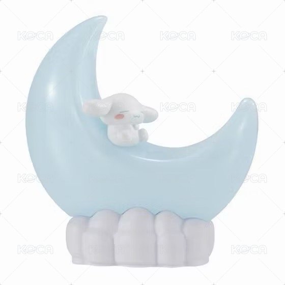 三麗鷗 月亮 睡覺 發光 夜燈 隨機  扭蛋