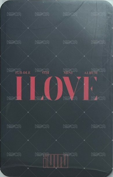 I LOVE mumo 特典卡  背面