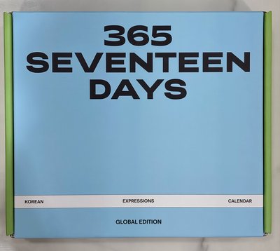 365 SEVENTEEN DAYS 韓文學習桌曆