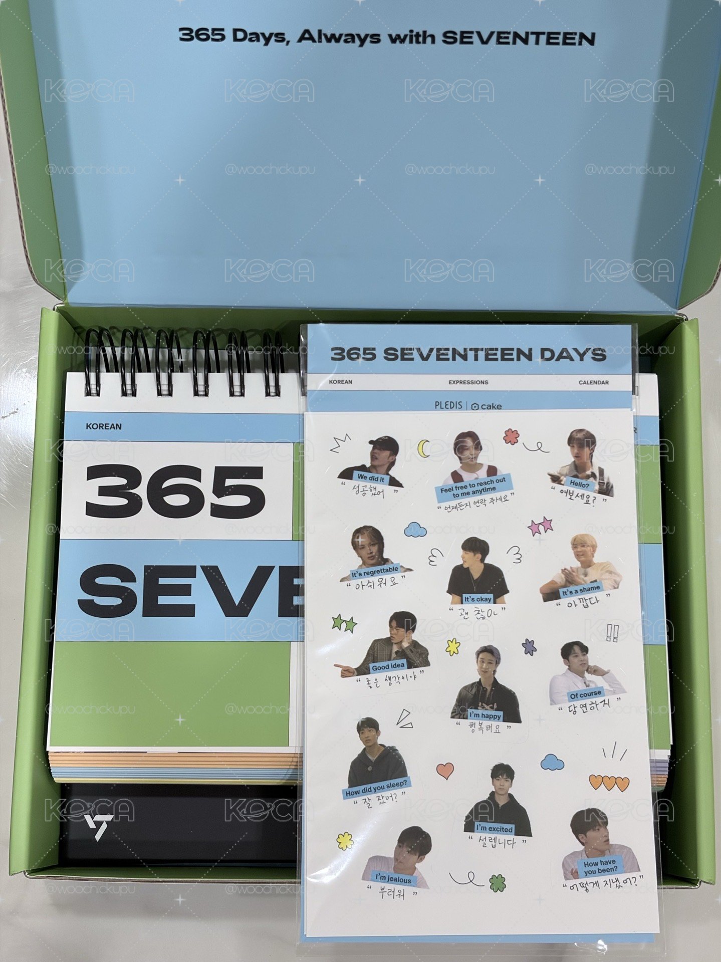 365 SEVENTEEN DAYS 韓文學習桌曆