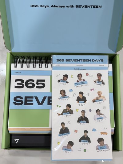 365 SEVENTEEN DAYS 韓文學習桌曆