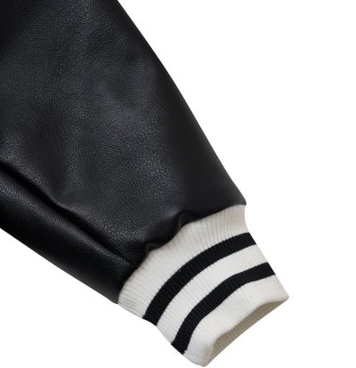 [酷洛米 聯名周邊] 棒球外套 黑色