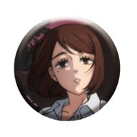 明晝黃昏一番賞 E賞 黃昏 徽章 家入硝子