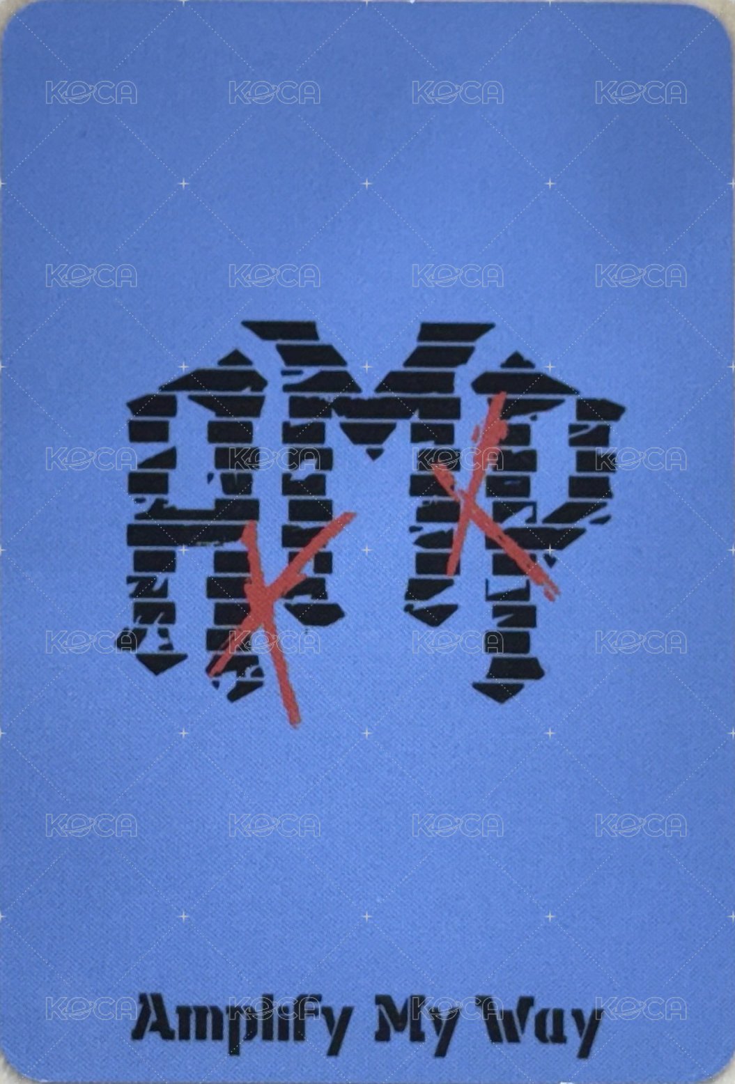 迷你一輯 Amplify My Way 第一週 打歌卡  背面