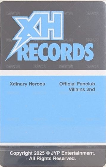 二期會員 會員禮卡 藍版 背面