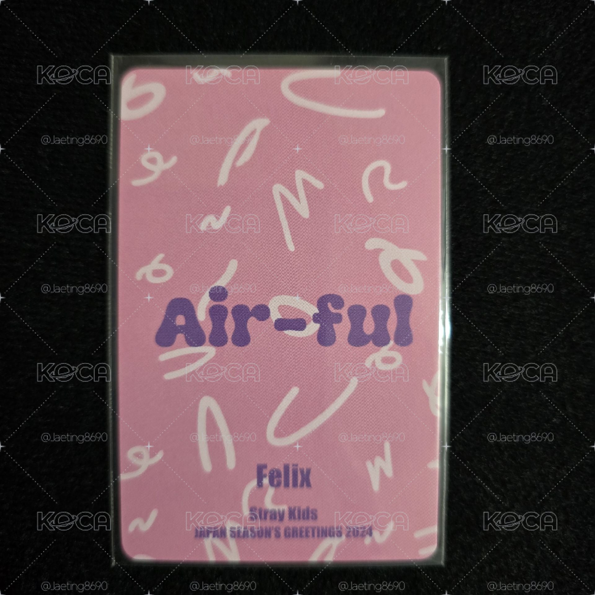 Stray Kids Air Ful 日本年曆紙卡周邊商品🐥Felix 菲菲 (共6項)
