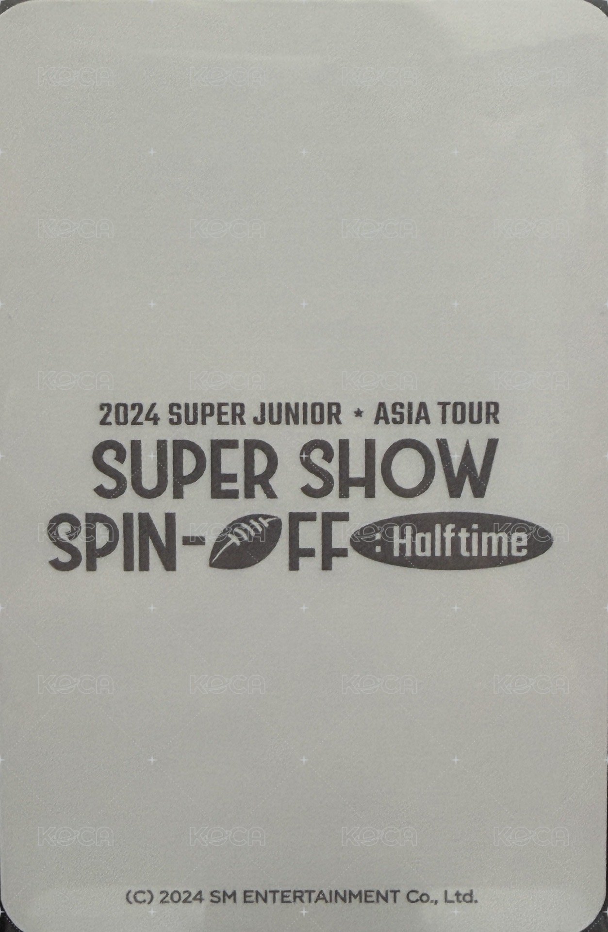 亞巡4《SPIN-OFF》 周邊卡 髮圈卡 背面