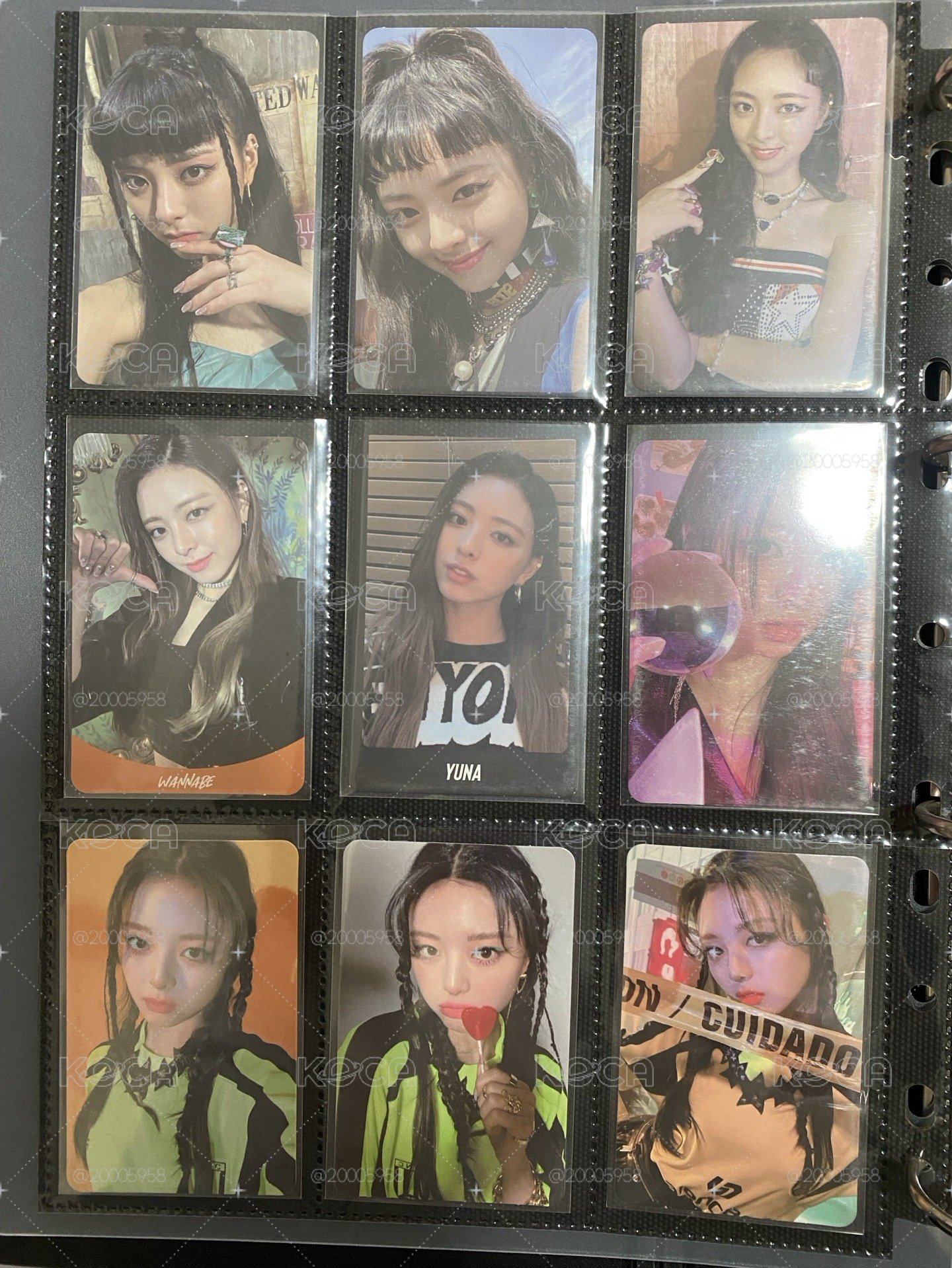 ITZY 有娜小盤 專卡