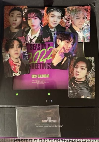 （整圖出）BTS 2022 2021 年曆套組 T-shirt 短T