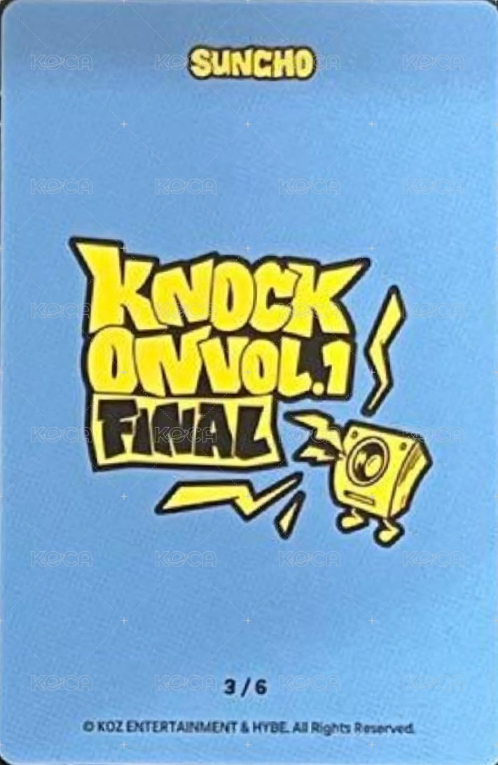 Knock On 巡迴 隨機卡 FINAL 場周 3/6 背面