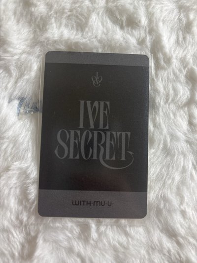 有灰點廠損 IVE SECRET wm 4.0 幸運卡 