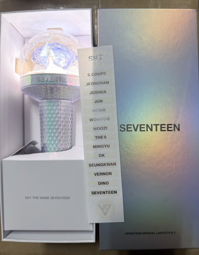 （現貨 無手繩）seventeen 二代克拉棒 手燈 應援棒