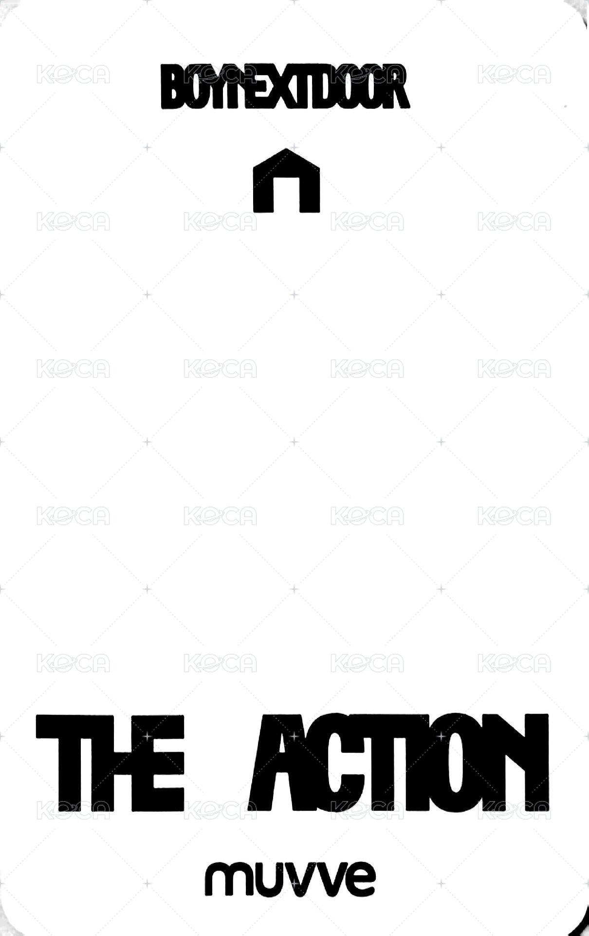 The Action mu 2.0 簽售卡  背面