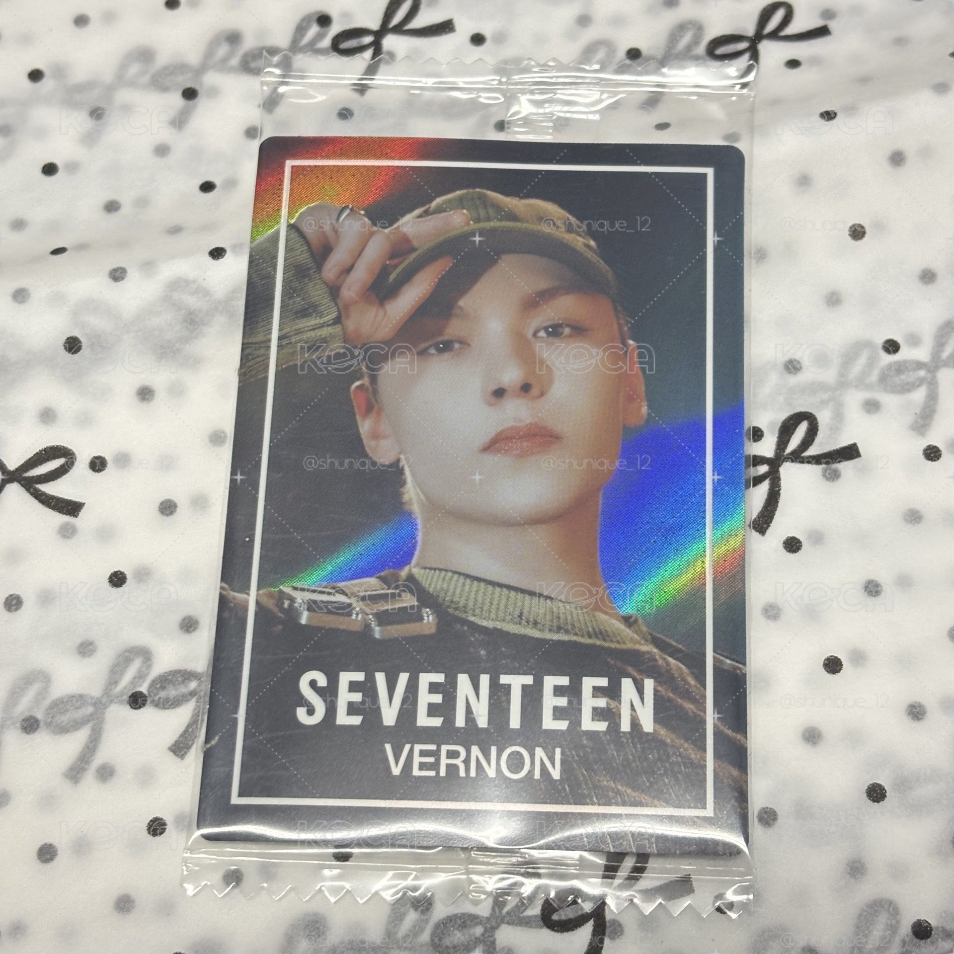 SEVENTEEN VERNON餅卡
