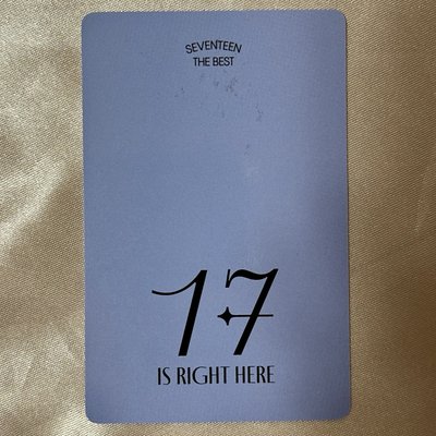 精選專 一直娛yzy 音放卡 特典卡 Vernon