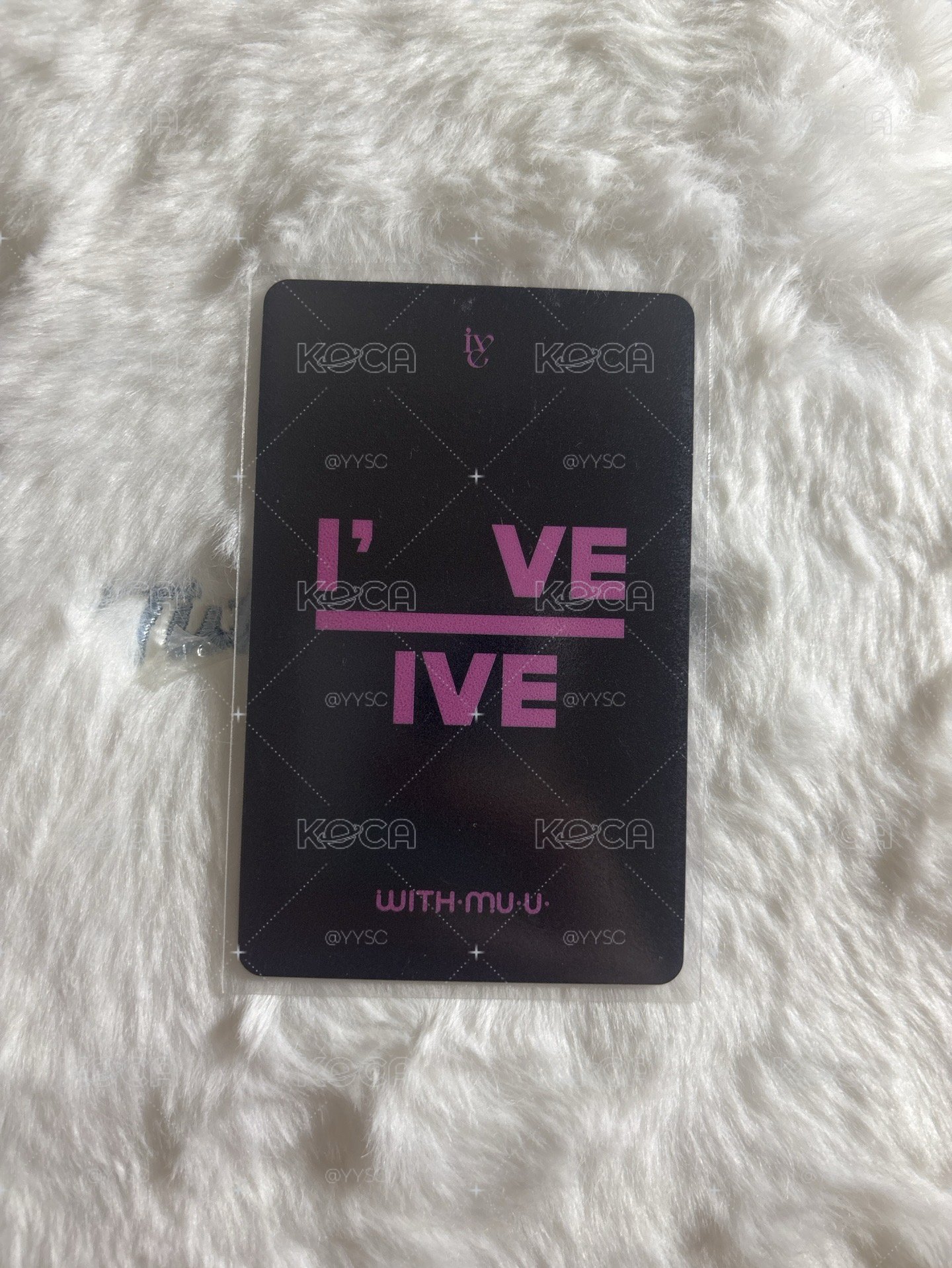 I've IVE wm 1.0 幸運卡 懟臉員